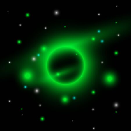 Create idealistic sky space background, stock vectorのイラスト素材