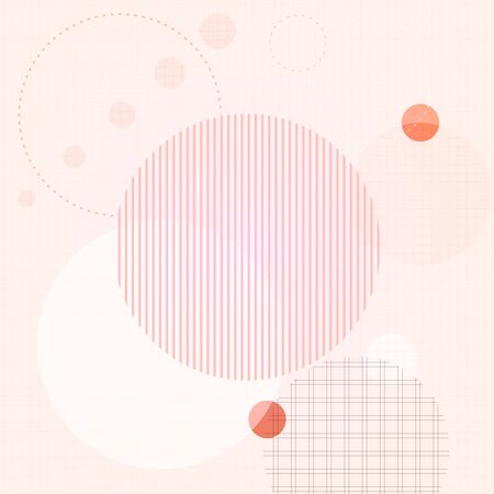 Created lines and circles abstract background, stock vectorのイラスト素材
