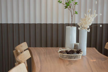 Cozy style coffee shop interior, stock photo