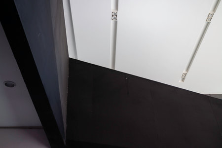 Industrial building on sunny day, stock photoの写真素材