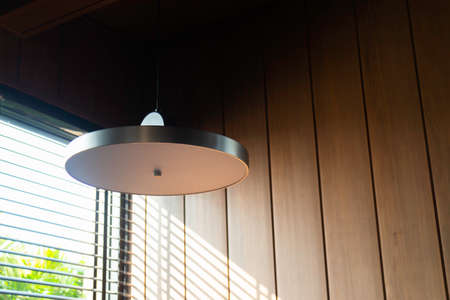 Loft style coffee shop interior decoration, stock photo