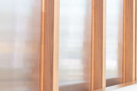 Minimal style decoration of coffee shop, stock photo