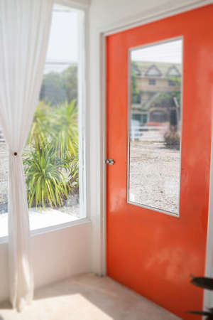 Minimal style decoration of coffee shop, stock photoの写真素材