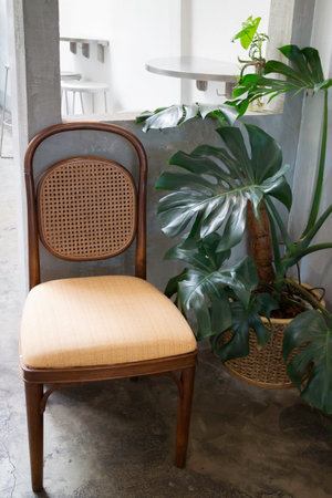 Minimal grunge style decoration of indy coffee shop, stock photoの写真素材