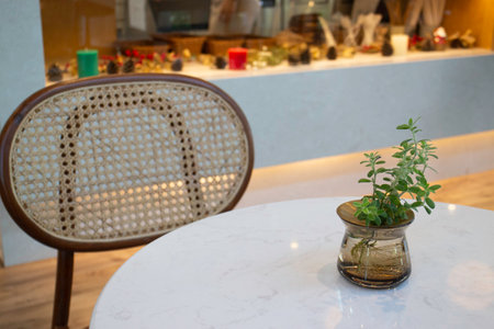 Interior home decoration in summer season, stock photo