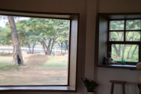 Decoration of coffee shop in Thailand, stock photoの写真素材