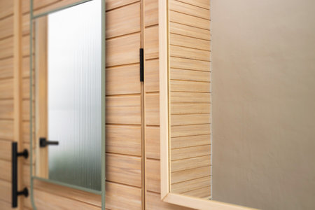 Bright living room  modern interior, stock photoの写真素材