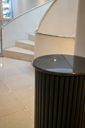 Interior of stylish white and green room, stock photoの写真素材