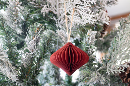 Decorative objects for Christmas and blurred background, stock photoの写真素材