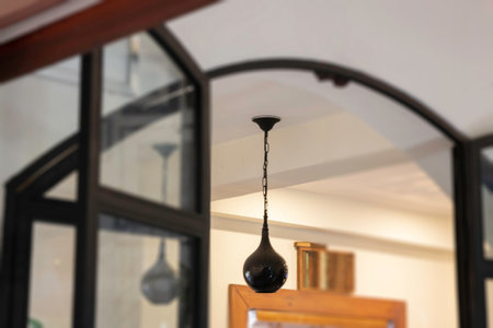 Interior inside of  vintage thai house, stock photoの写真素材