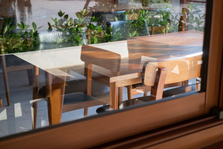 Coffee cafe shop or tropical cafeteria concept exterior, stock photo