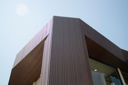 Contemporary architecture home office buildings, stock photo
