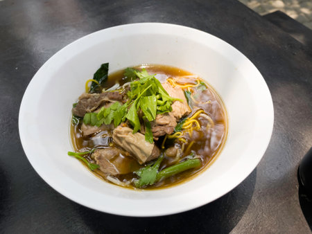 Street foods of Thailand fresh cooking in asian kitchen, stock photoの写真素材