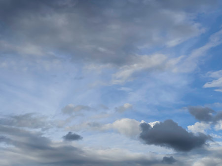 Beautiful background of blue sky, stock photo