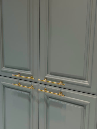 Modern bright and clean kitchen interiorの写真素材