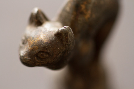 sculpture catの写真素材