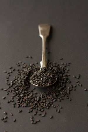 black sesame spicesの写真素材