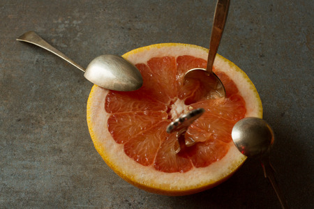 mix of fresh fruit for breakfast and for a person on a dietの写真素材