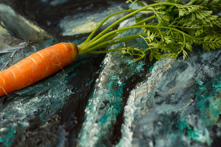 delicious organic carrotsの写真素材