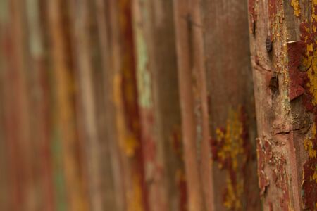 texture of the old wooden fence for the houseの写真素材