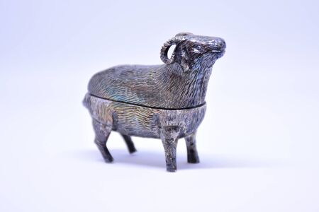 Silver goatの写真素材