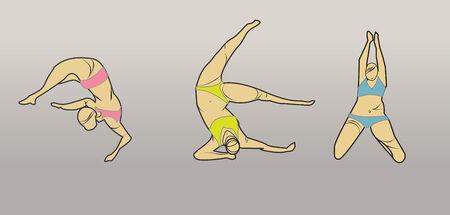 fitnessのイラスト素材