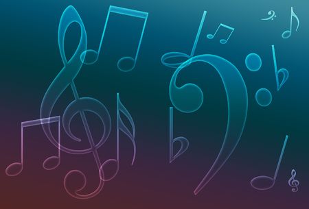 music backgroundの写真素材