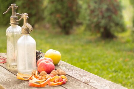 Autumn decoration  vintageの写真素材