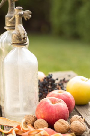 Autumn decoration  vintageの写真素材