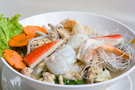 Image of Thai seafood noodleの写真素材