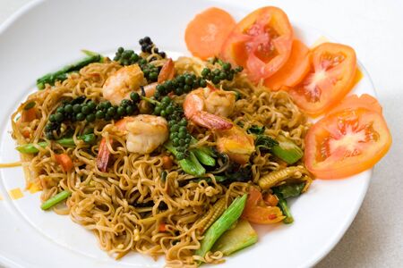 Image of Thai spicy seafood noodleの写真素材