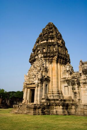 Stone castle is located in Thailand. It is named Pi-Mai.の写真素材