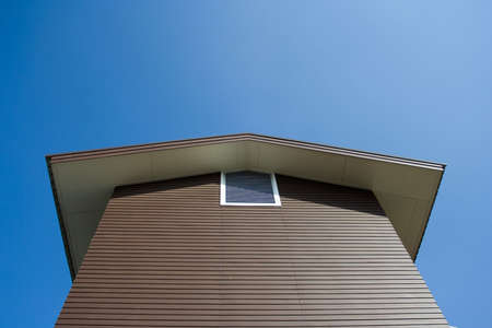 Image of gable of a houseの写真素材