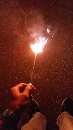 Hand-held Fireworks