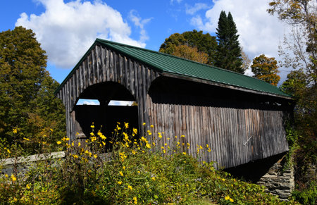 Built in 1877, historic Church Street Covered Bridge is also called Village Covered Bridge.  It has...
