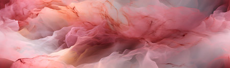 Abstract background with pink and red ink in water. Digital illustration.の素材