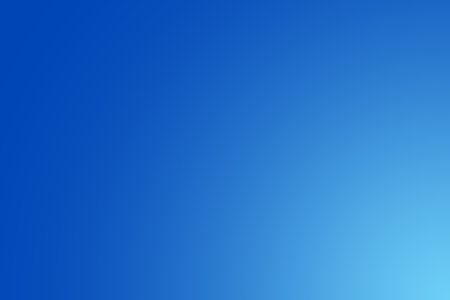 Abstract blue background. Gradient color from light blue to dark blue.の写真素材