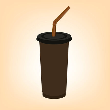 paper coffee cup vector illustrationのイラスト素材
