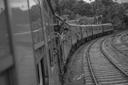 Sri Lanka - Alpine trainのeditorial素材