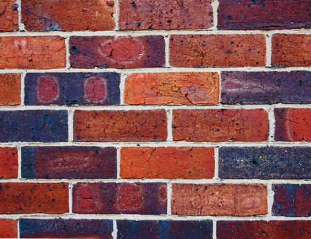 A beautiful patterned brick wall