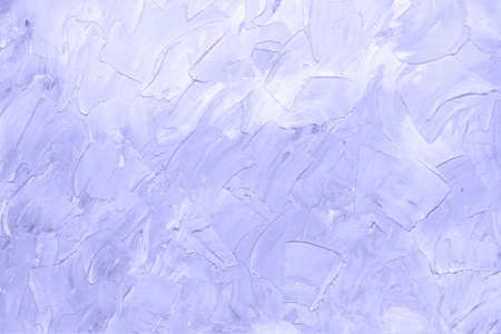 Very peri, lilac, blue gradient paints on textured background. Gently with paint strokes. Spring or summer backdrop. Pastel. Copy spaceの写真素材