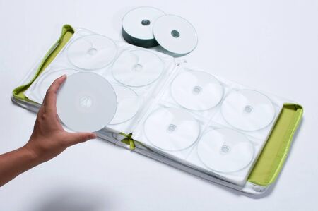 Filing of the CDの写真素材