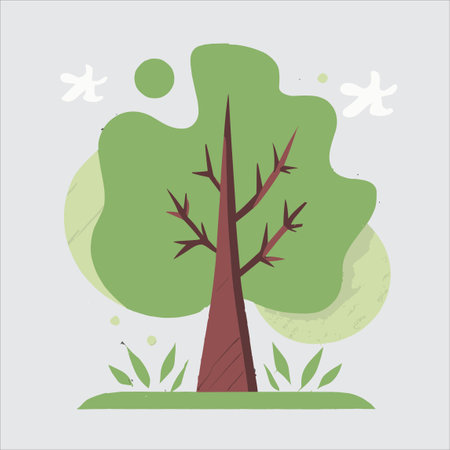 This vector art shows beautiful animations of nature in vector format, creating an enthralling visual experience.のイラスト素材
