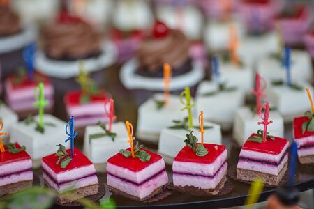 desserts on the wedding table