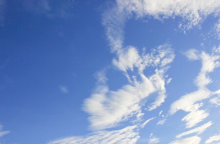 Background blue sky and cloundsの写真素材