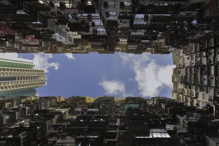 High density resident in Hong Kongの写真素材
