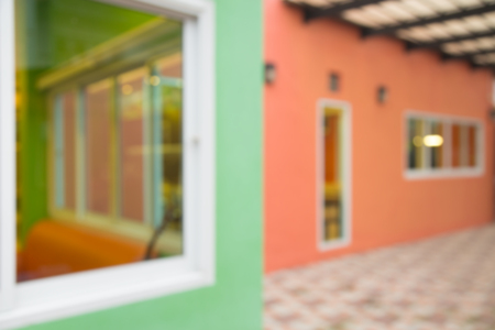 photo of blur housing estateの写真素材