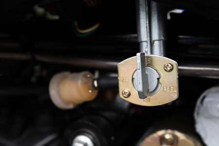 Switch on motorcycleの写真素材