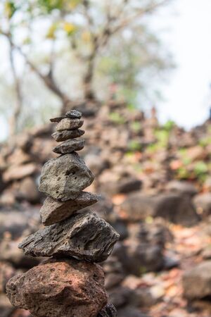 Laying stones into layers of art. For better luck