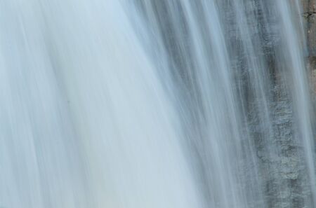 beautiful waterfall, summer tourist attractionの写真素材